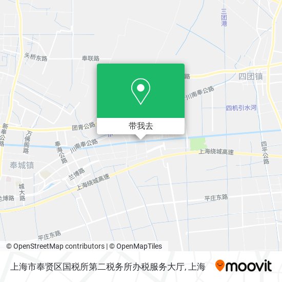 上海市奉贤区国税所第二税务所办税服务大厅地图