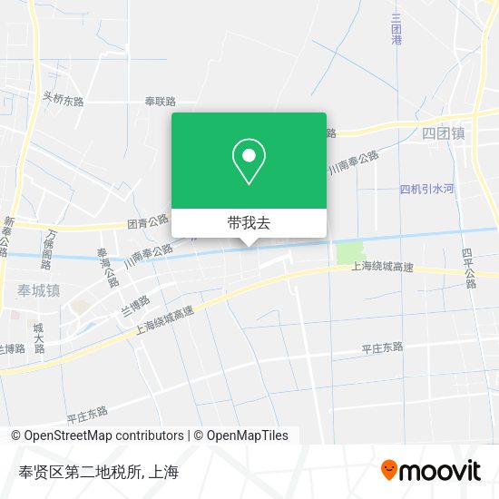 奉贤区第二地税所地图