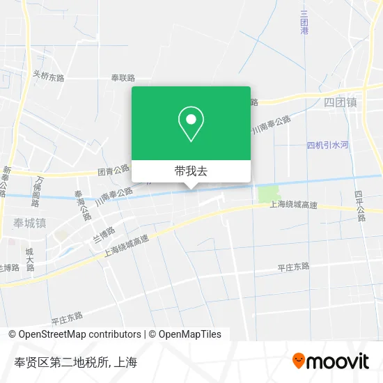 奉贤区第二地税所地图