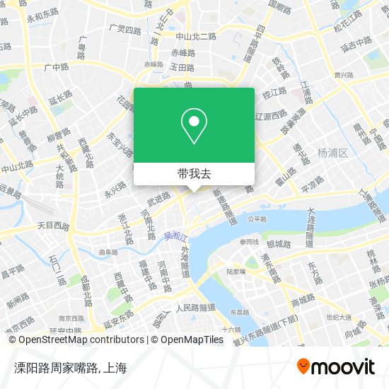 溧阳路周家嘴路地图