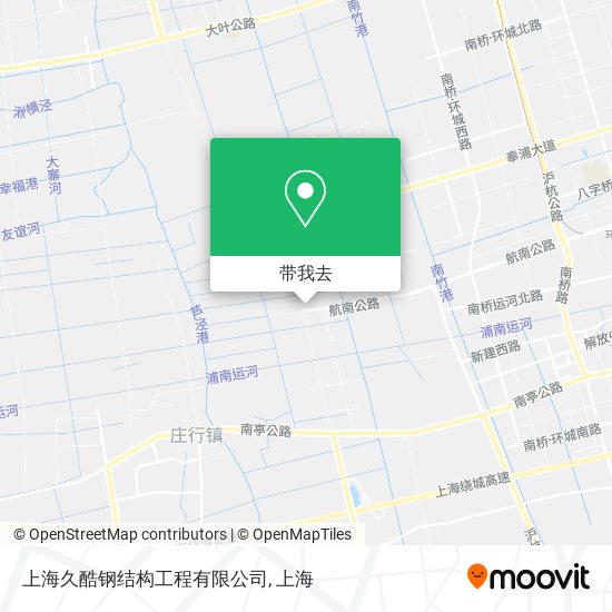 上海久酷钢结构工程有限公司地图