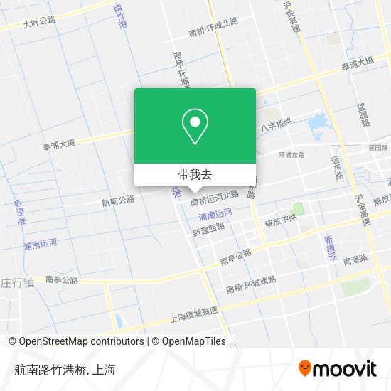 航南路竹港桥地图