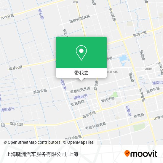 上海晓洲汽车服务有限公司地图