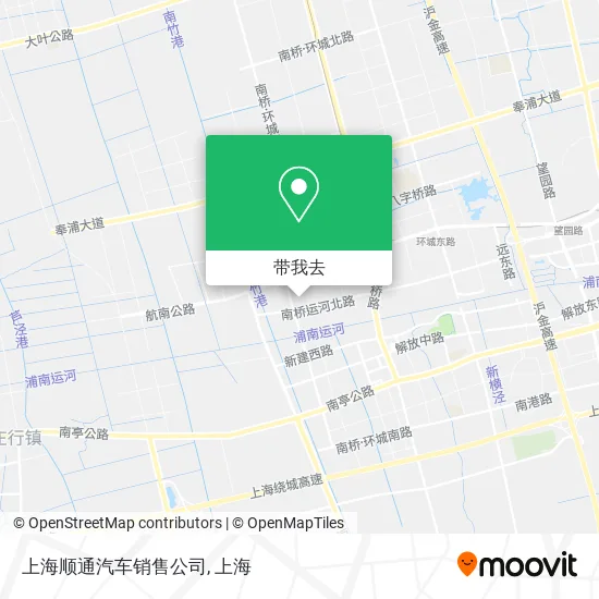 上海顺通汽车销售公司地图
