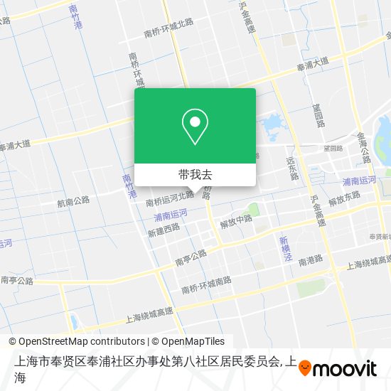上海市奉贤区奉浦社区办事处第八社区居民委员会地图