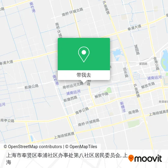 上海市奉贤区奉浦社区办事处第八社区居民委员会地图