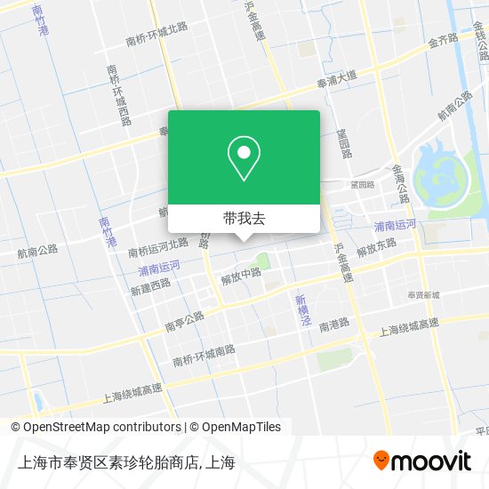 上海市奉贤区素珍轮胎商店地图