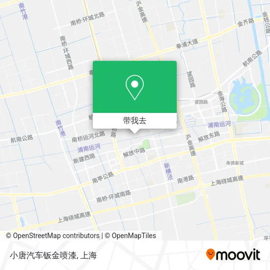 小唐汽车钣金喷漆地图