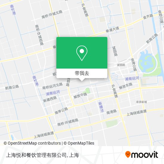 上海悦和餐饮管理有限公司地图