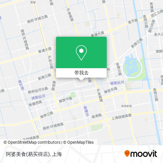 阿婆美食(易买得店)地图