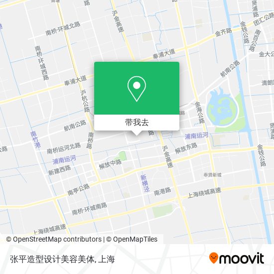 张平造型设计美容美体地图