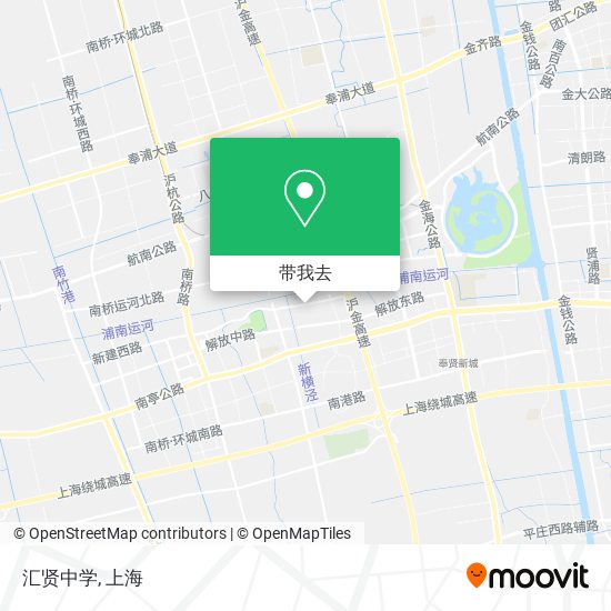 汇贤中学地图