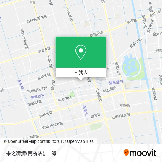 果之满满(南桥店)地图