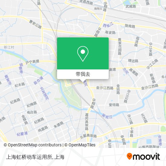 上海虹桥动车运用所地图