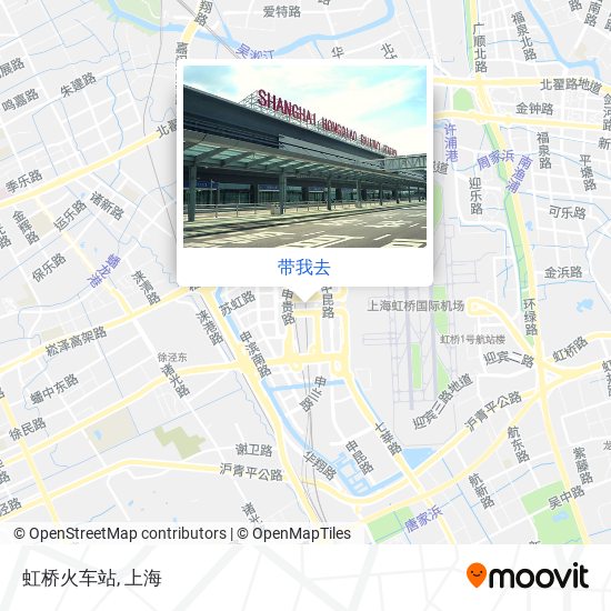 虹桥火车站地图