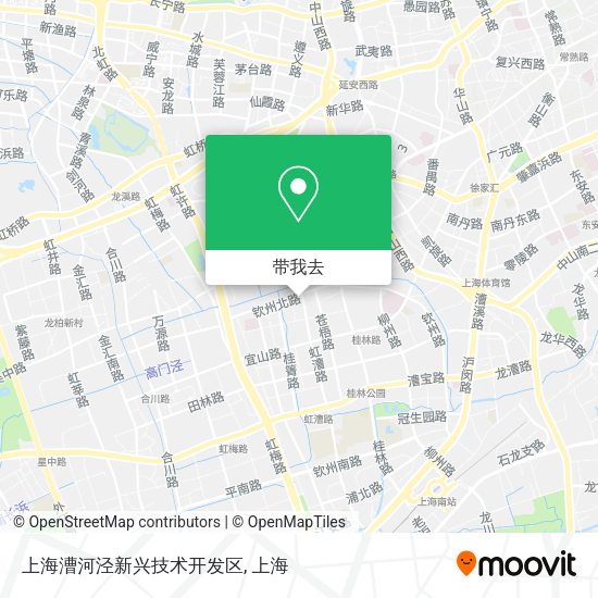 上海漕河泾新兴技术开发区地图
