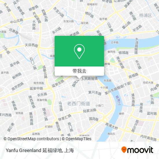 Yanfu Greenland 延福绿地地图