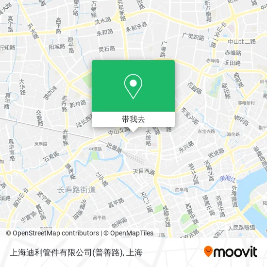 上海迪利管件有限公司(普善路)地图