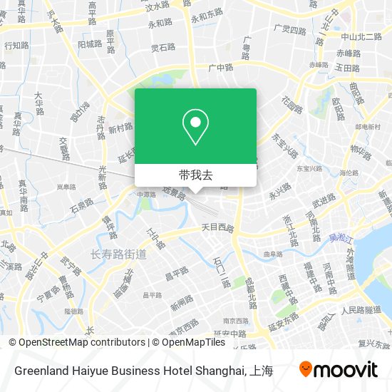 Greenland Haiyue Business Hotel Shanghai地图