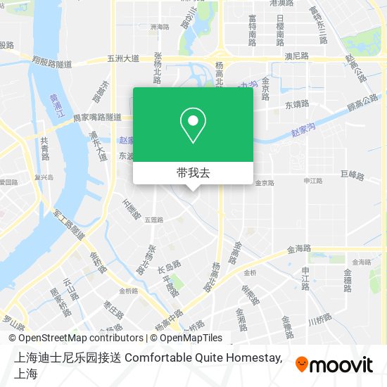 上海迪士尼乐园接送 Comfortable  Quite Homestay地图