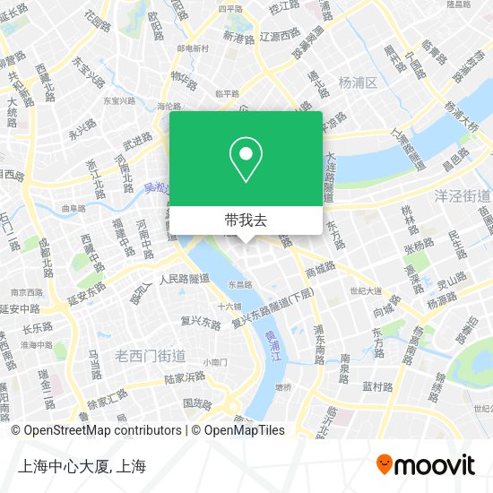 上海中心大厦地图