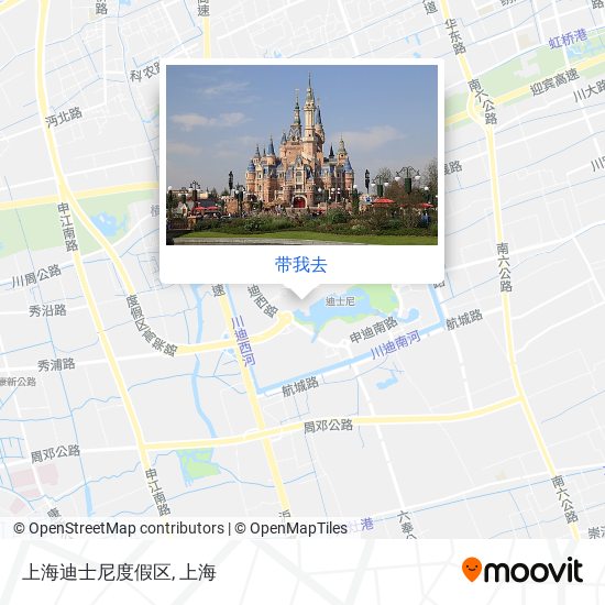 上海迪士尼度假区地图