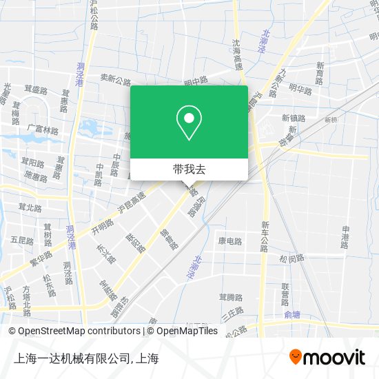 上海一达机械有限公司地图