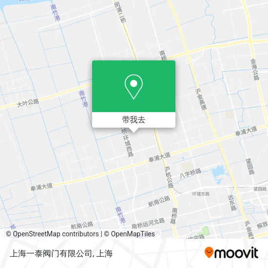 上海一泰阀门有限公司地图