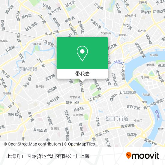 上海丹正国际货运代理有限公司地图