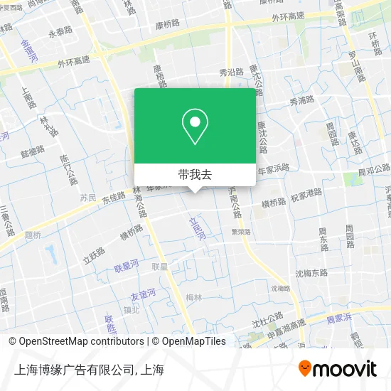 上海博缘广告有限公司地图
