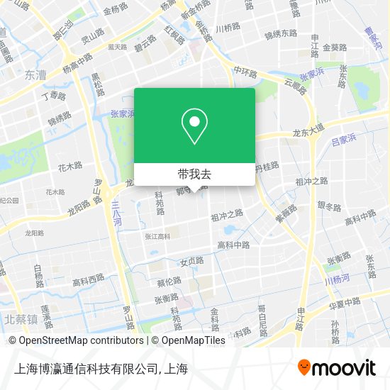 上海博瀛通信科技有限公司地图