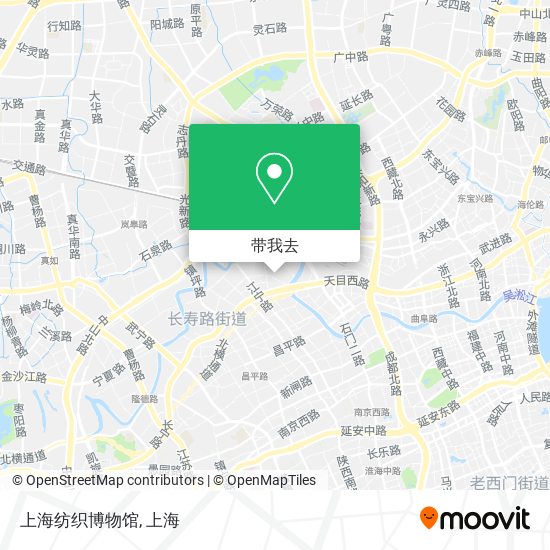 上海纺织博物馆地图