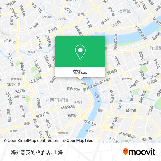 上海外灘英迪格酒店地图