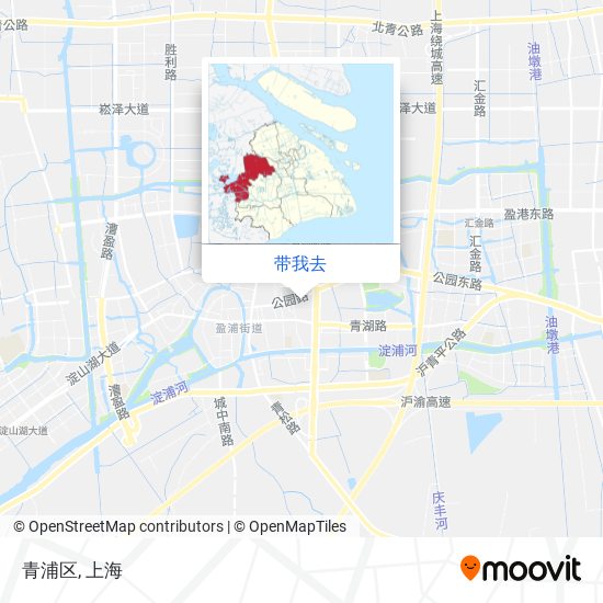 青浦区地图
