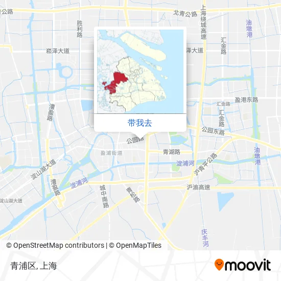 青浦区地图