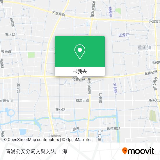 青浦公安分局交警支队地图
