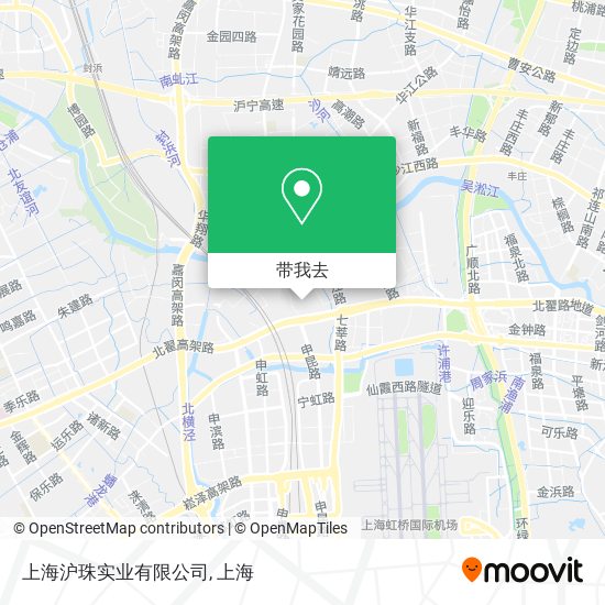 上海沪珠实业有限公司地图