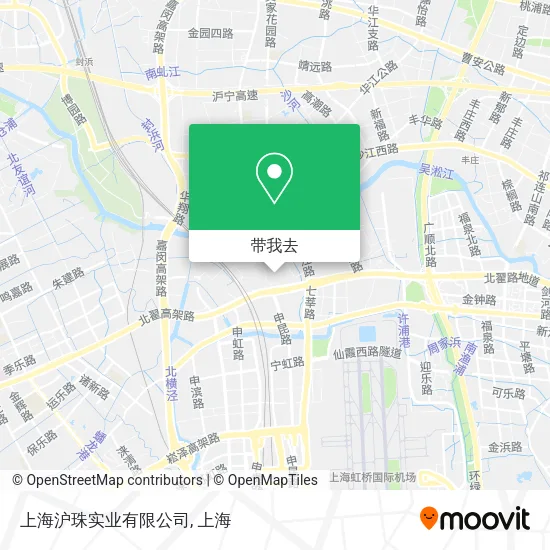 上海沪珠实业有限公司地图