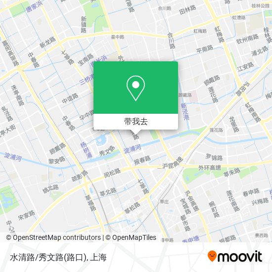 水清路/秀文路(路口)地图