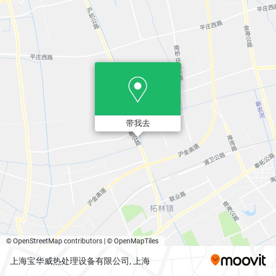 上海宝华威热处理设备有限公司地图
