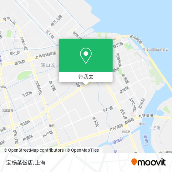 宝杨菜饭店地图