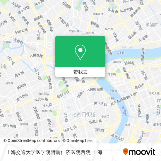 如何坐公交或地铁去外滩街道的上海交通大学医学院附属仁济医院西院 Moovit