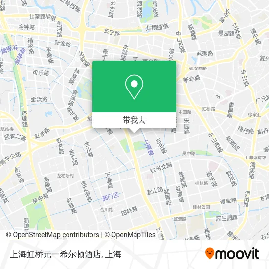 上海虹桥元一希尔顿酒店地图