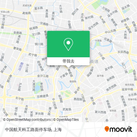 中国航天科工路面停车场地图