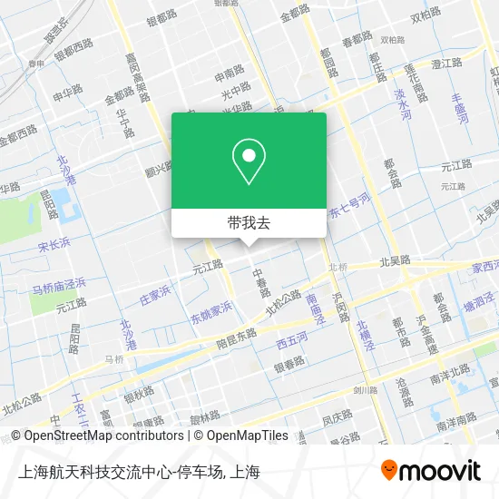 上海航天科技交流中心-停车场地图