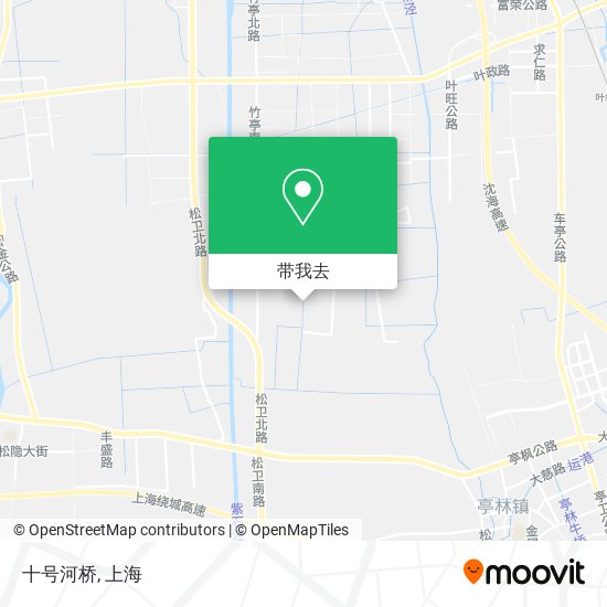 十号河桥地图