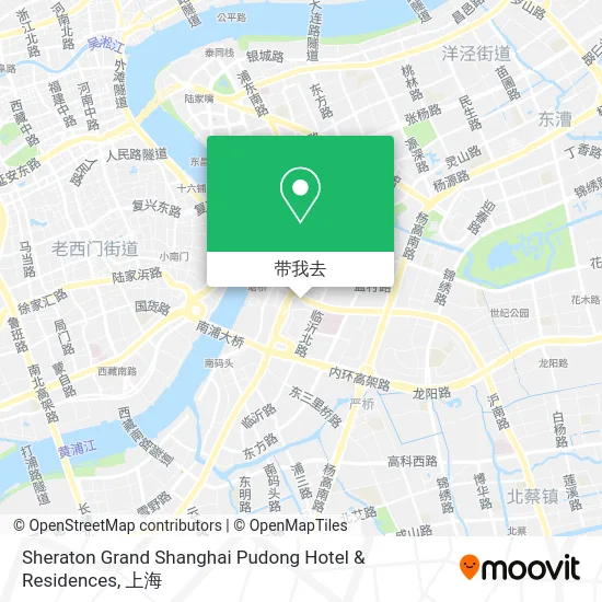 Sheraton Grand Shanghai Pudong Hotel & Residences地图