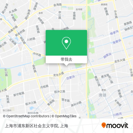 上海市浦东新区社会主义学院地图