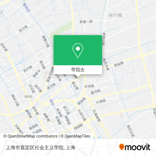 上海市嘉定区社会主义学院地图
