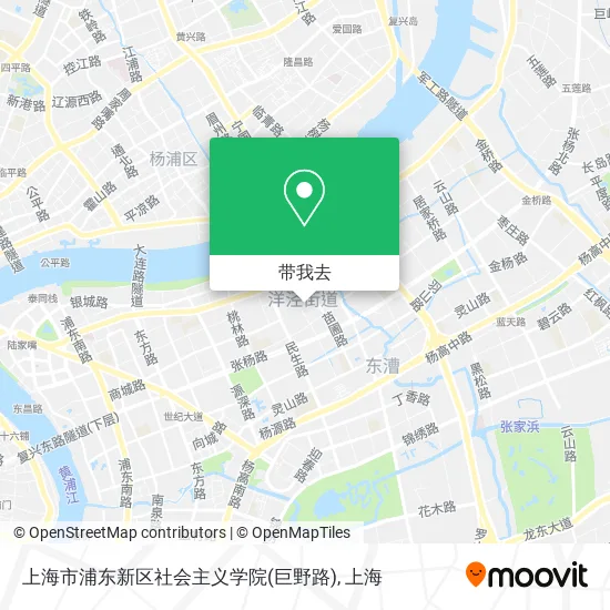 上海市浦东新区社会主义学院(巨野路)地图